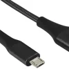 Ativa® Micro USB To USB 2.0 Type-A Cable, 6', Black, 45379