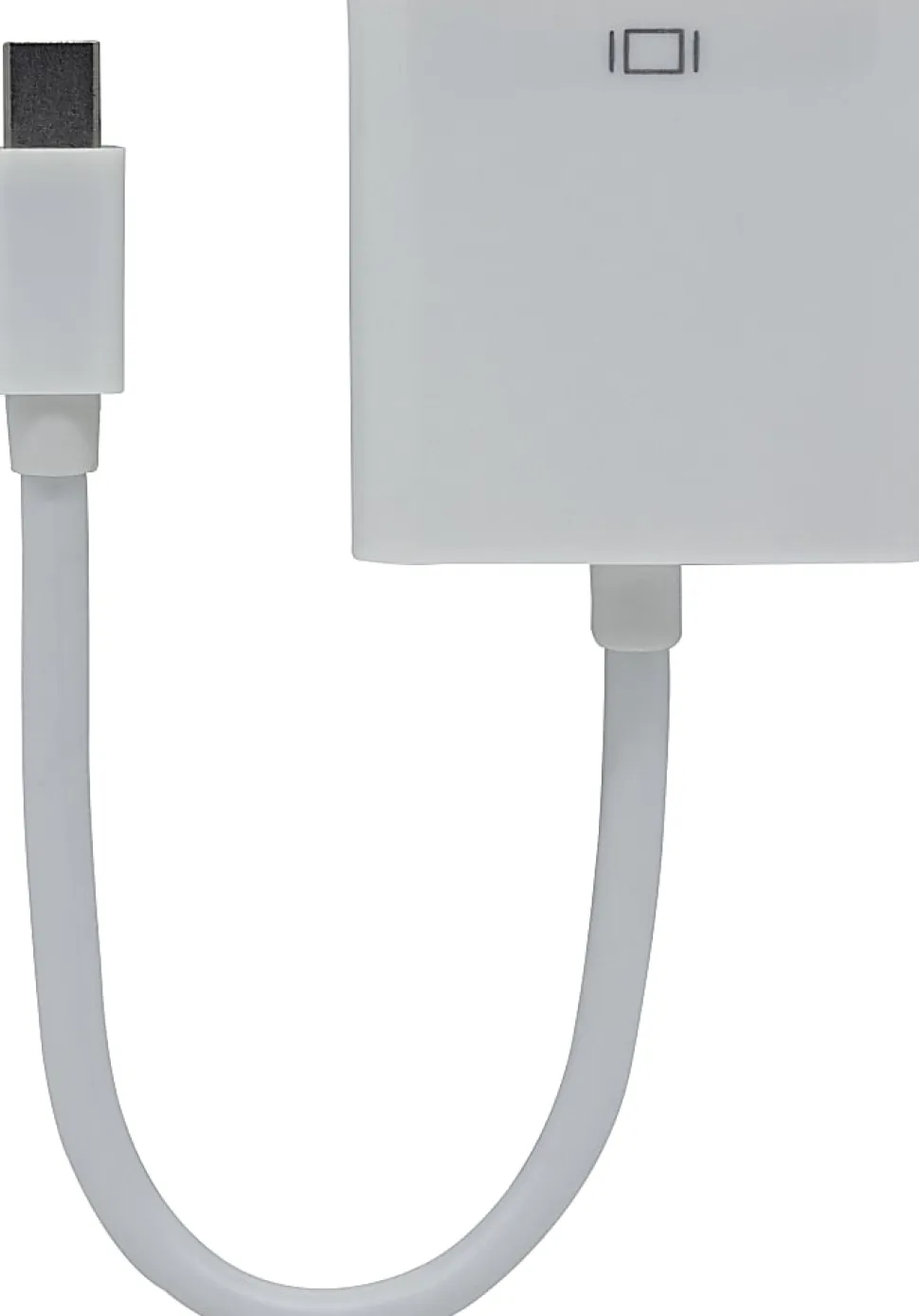 Ativa™ Mini Display Port Male To VGA Female Pigtail, White, 27522