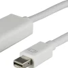 Ativa® Mini DisplayPort to HDMI Adapter, Male to Female, Unidirectional, White, 27519