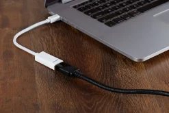 Ativa® Mini DisplayPort to HDMI Adapter, Male to Female, Unidirectional, White, 27519