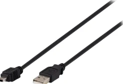 Ativa® Mini USB 2.0 Device Cable, 6', Black, 26861