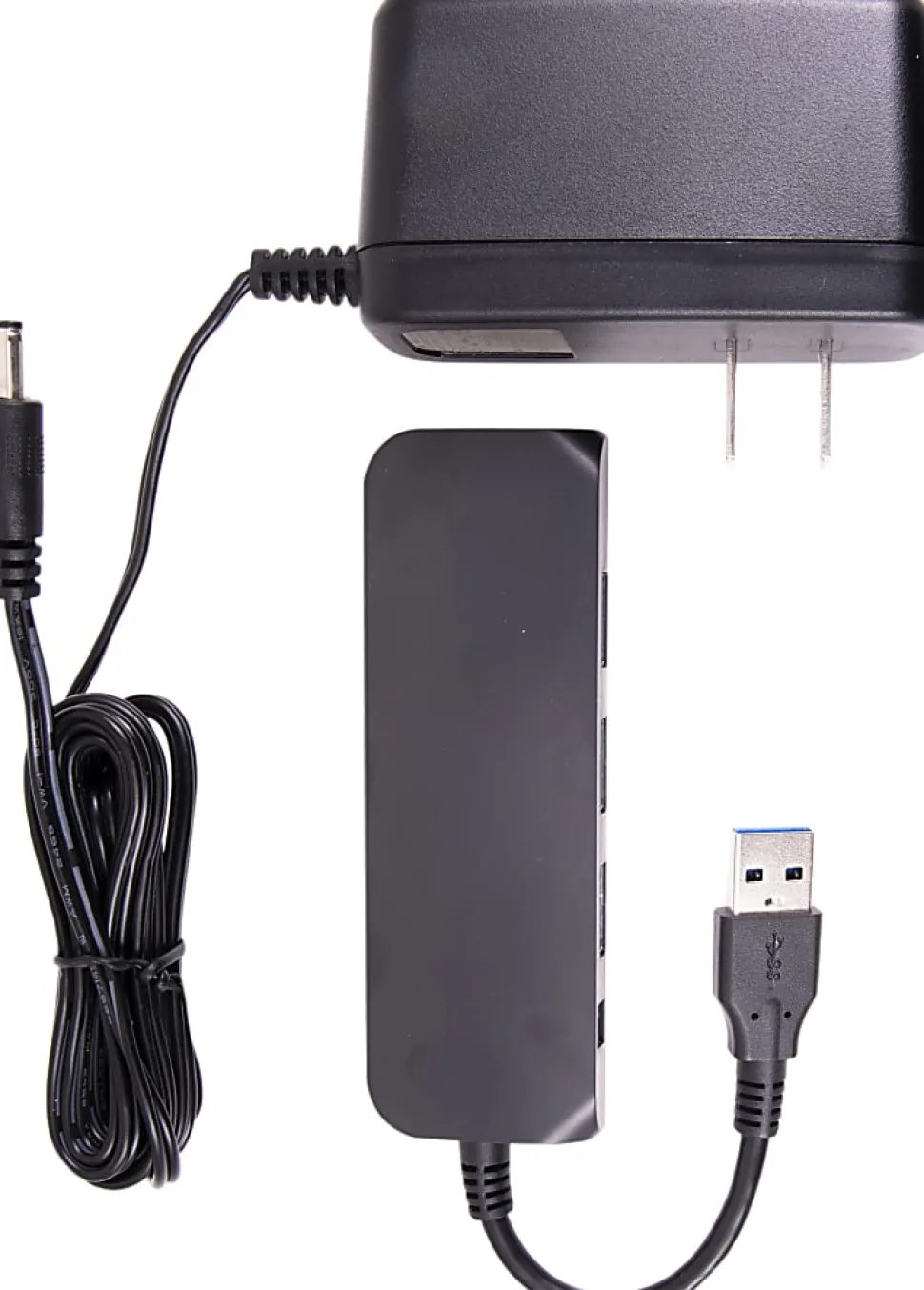 Ativa® 4-Port USB 3.0 Charging Hub, Black, 41513