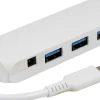 Ativa® 4-Port USB-C 3.0 Hub, White, 41508