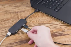 Ativa® 4-Port USB 2.0 Hub, Black, 41512