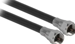 Ativa® RG6 Coaxial Cable, 6’, Black, 26894