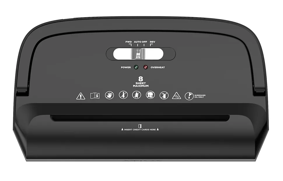 Ativa® 8-Sheet Cross-Cut Shredder, A08CC23