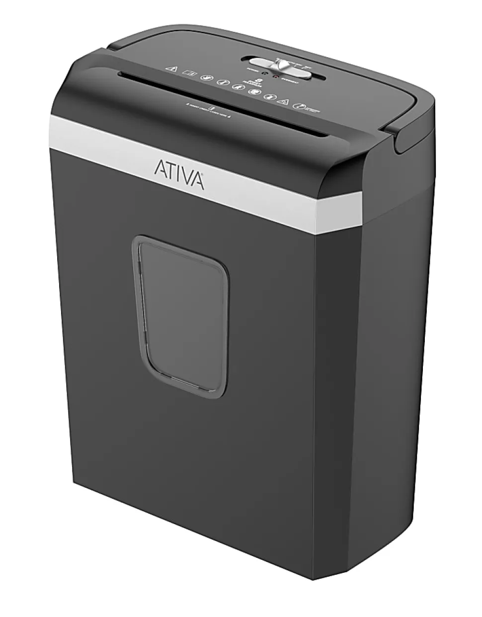 Ativa® 8-Sheet Cross-Cut Shredder, A08CC23