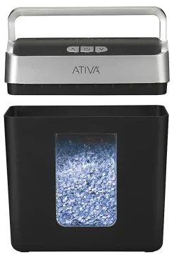 Ativa® 8-Sheet Micro-Cut Lift-Off Shredder With Handle, OMM83B