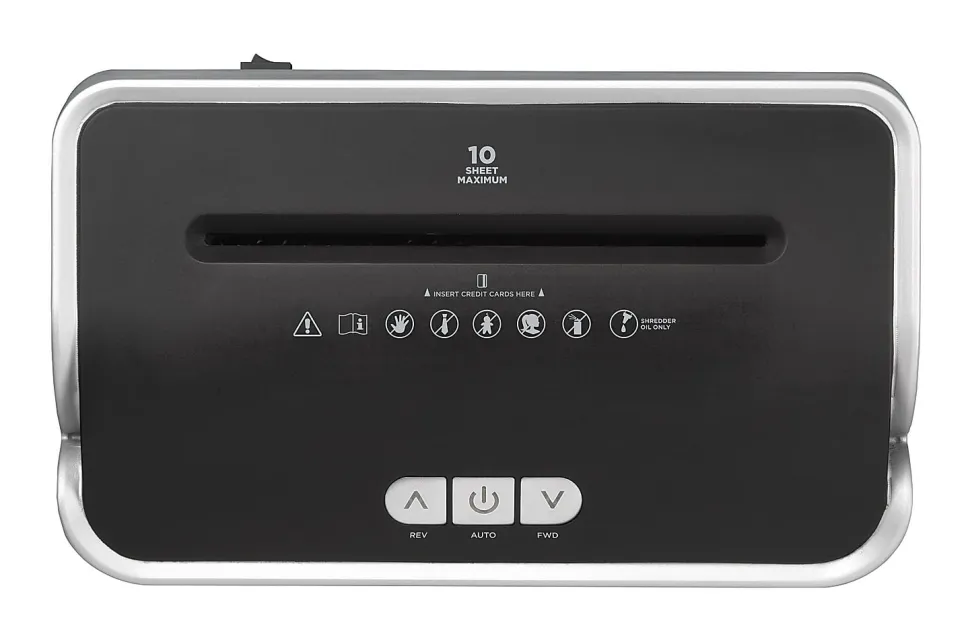 Ativa® 10-Sheet Micro-Cut Shredder, OMM103P