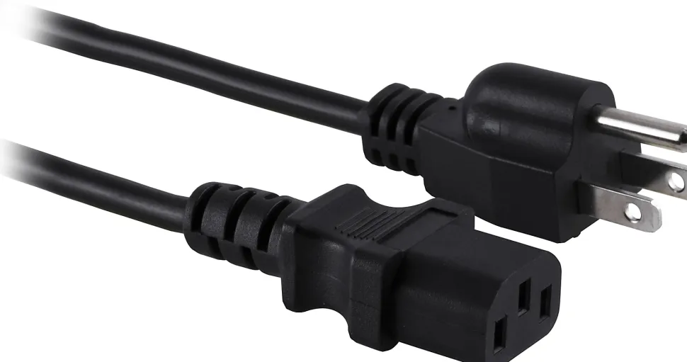 Ativa® Universal AC Replacement Power Cord, 10’, Black, 26897