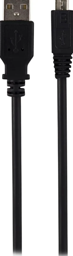 Ativa® USB-A to Micro-USB Charging Cable, 6’, Black, 26890