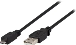 Ativa® USB-A to Micro-USB Charging Cable, 6’, Black, 26890