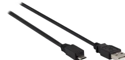 Ativa® USB-A to Micro-USB Charging Cable, 6’, Black, 26890