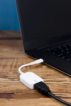Ativa® USB-C-to-HDMI™ Adapter Cable, 6.5", White, 41511
