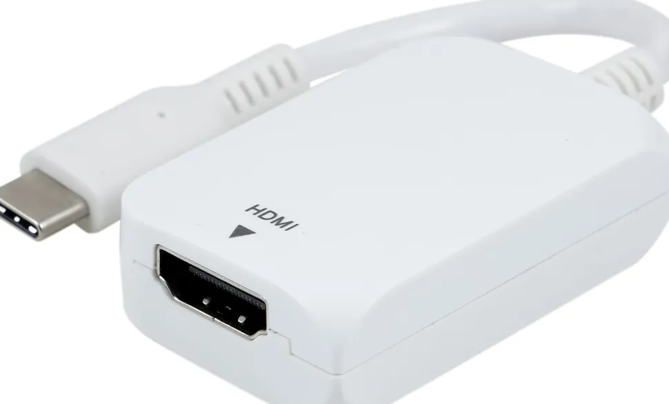 Ativa® USB-C-to-HDMI™ Adapter Cable, 6.5", White, 41511