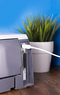 Ativa® USB-C-to-USB-B Cable, 6.5', White, 32462