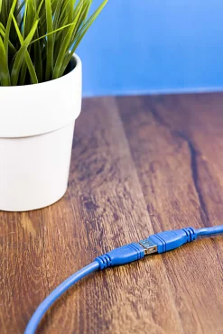 Ativa® USB 2.0 Extension Charging Cable, 6’, Blue, 26900