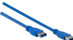 Ativa® USB 2.0 Extension Charging Cable, 6’, Blue, 26900