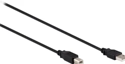 Ativa® USB 2.0 Printer Cable, 6ft, Black, 26855