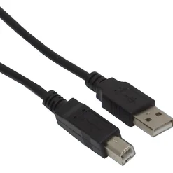 Ativa® USB 2.0 Printer Cable, 6ft, Black, 26855