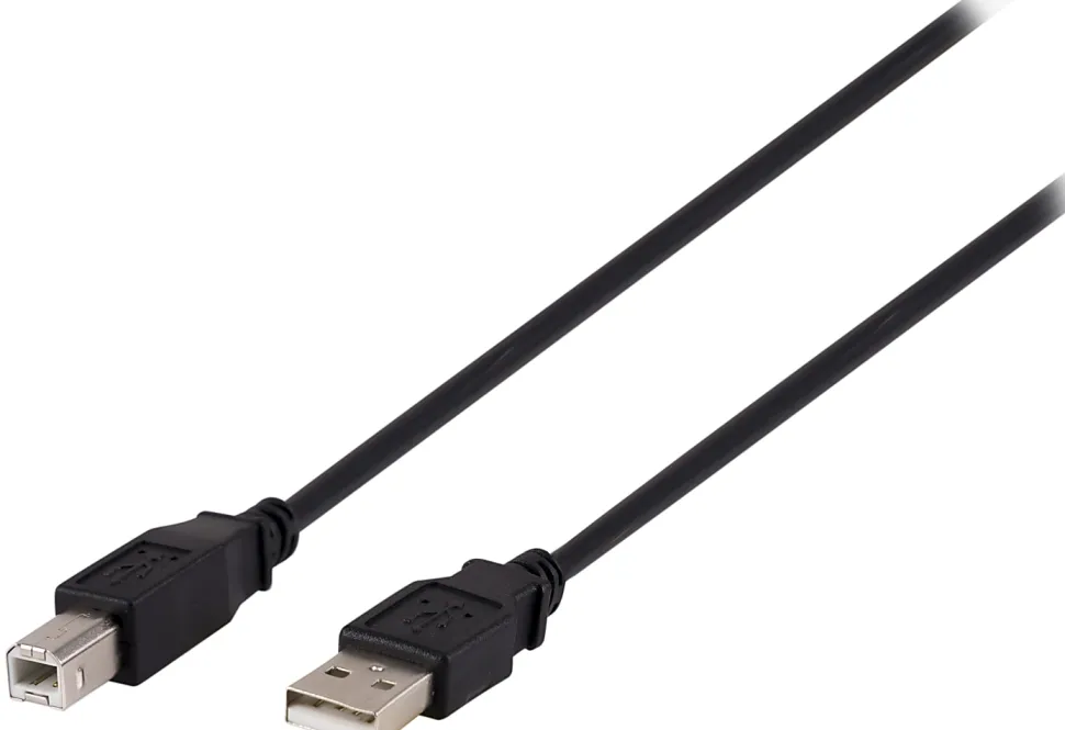 Ativa® USB 2.0 Printer Cable, 6ft, Black, 26855