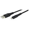 Ativa® USB To Lightning Cable, 6", Black, 45841