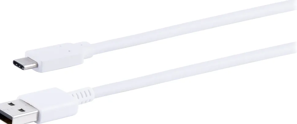 Ativa™ USB 2.0 Type A-To-Type C Cable, 6.5', White, 32456