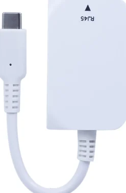 Ativa® USB Type-C-To-Ethernet Adapter Cable, 4.7", White, 41510