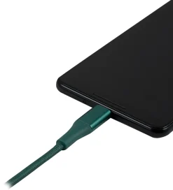 Ativa® USB Type-C To USB Type-A Cable, 6', Emerald, 45398