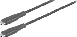 Ativa® USB-Type-C-To-USB-Type-C Premium Braided Charging Cable, 6', Gray, 45833