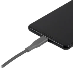 Ativa® USB-Type-C-To-USB-Type-C Premium Braided Charging Cable, 6', Gray, 45833