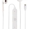 Ativa™ Wired Earbuds With USB-C Connector, White, ODVLOG3003-WHT