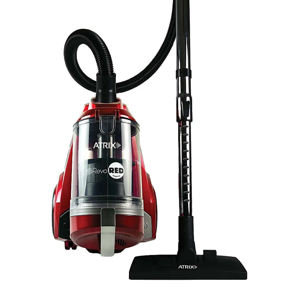 Atrix AHC-RR Revo Red Bagless HEPA Canister Vacuum