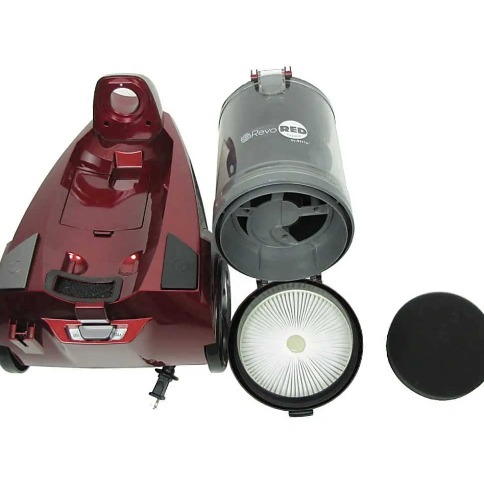 Atrix AHC-RR Revo Red Bagless HEPA Canister Vacuum