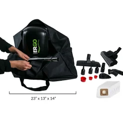 Atrix Commercial 8-Quart Ergo Backpack Vacuum & Blower With Multi-Surface Accessory Bundle
