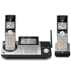 AT&T CL83215 2 Handset DECT 6.0 Cordless Phone with Digital Answering System