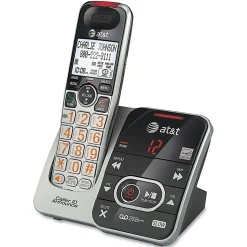 AT&T CRL32102 DECT 6.0 1.90 GHz Cordless Phone - Silver - 1 x Phone Line - Answering Machine