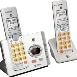 AT&T DECT 6.0 Cordless Answering System With Caller ID/Call Waiting, White, EL52215