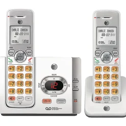 AT&T DECT 6.0 Cordless Answering System With Caller ID/Call Waiting, White, EL52215