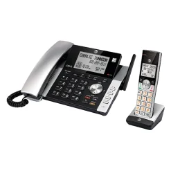 AT&T DECT 6.0 Expandable Corded/Cordless Phone System With Digital Answering System, CL84115