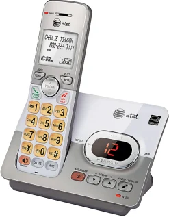 AT&T EL52103 DECT 6.0 Expandable Cordless Phone System With Digital Answering Machine