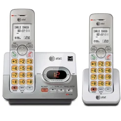 AT&T EL52203 2 Handset Expandable Phone System With Digital Answering System