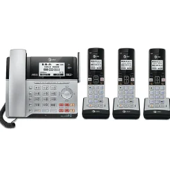 AT&T TL86103 2-Line DECT 6.0 Expandable Corded/Cordless Phone System with Digital Answering System