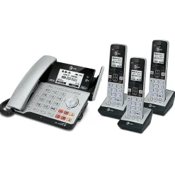 AT&T TL86103 2-Line DECT 6.0 Expandable Corded/Cordless Phone System with Digital Answering System