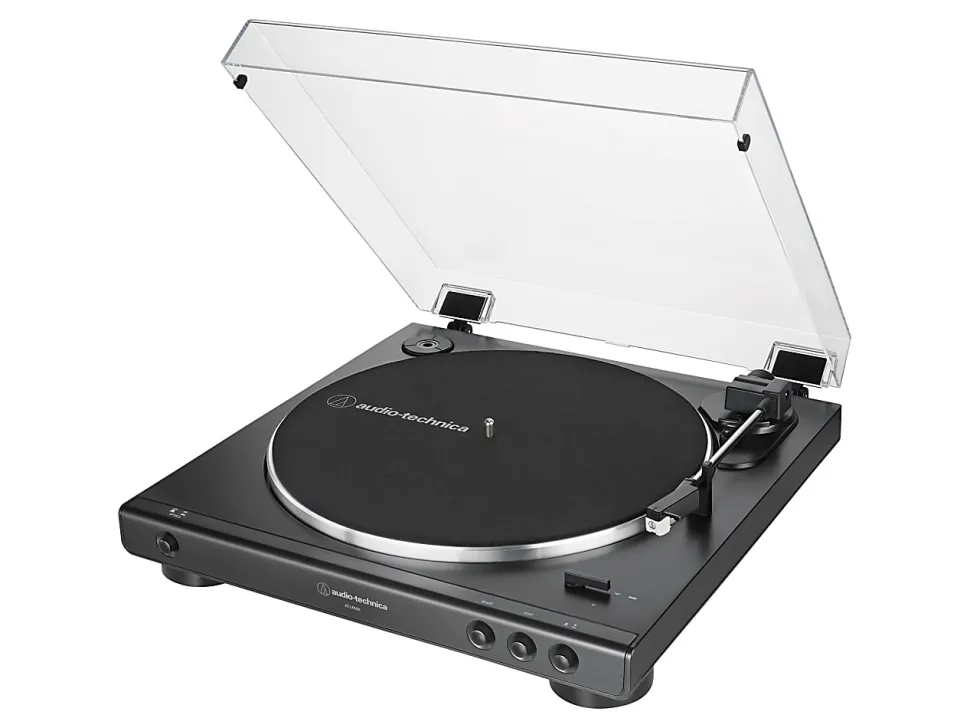 Audio-Technica AT-LP60X 2-Speed Fully Automatic Belt-Drive Stereo Turntable, Black