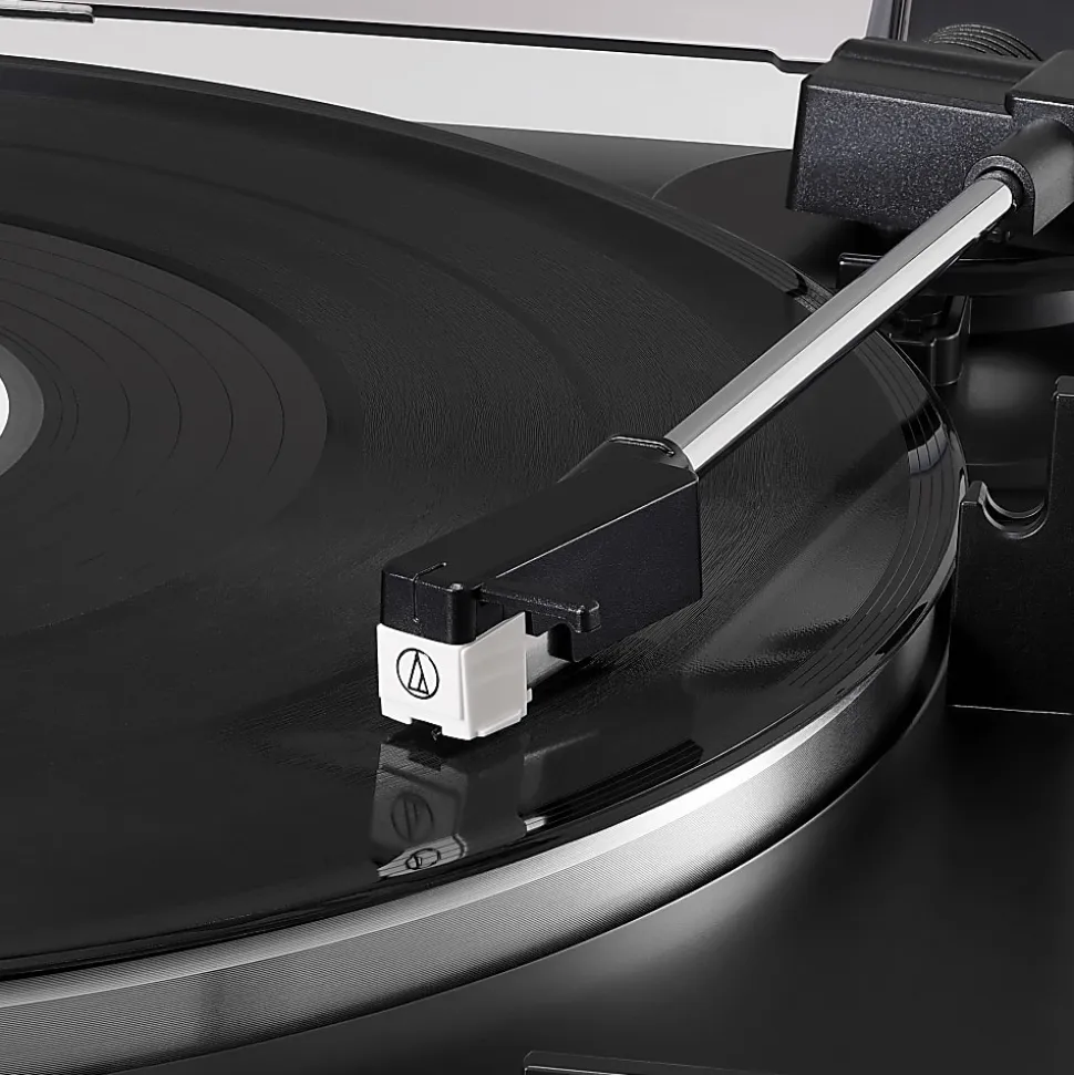 Audio-Technica AT-LP60X 2-Speed Fully Automatic Belt-Drive Stereo Turntable, Black