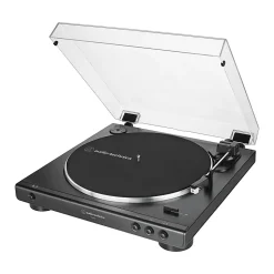 Audio-Technica AT-LP60X 2-Speed Fully Automatic Belt-Drive Stereo Turntable, Black