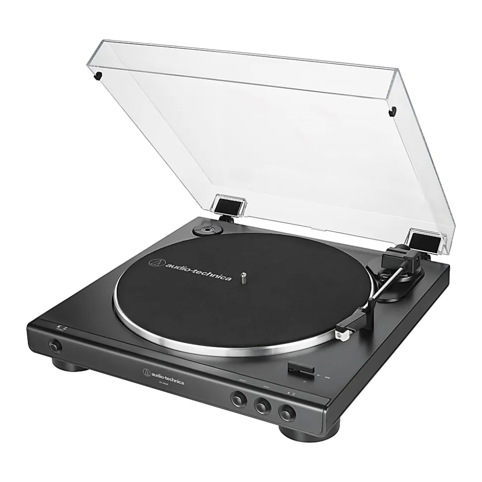 Audio-Technica AT-LP60X 2-Speed Fully Automatic Belt-Drive Stereo Turntable, Black