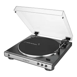 Audio-Technica AT-LP60X 2-Speed Fully Automatic Belt-Drive Stereo Turntable, Gunmetal