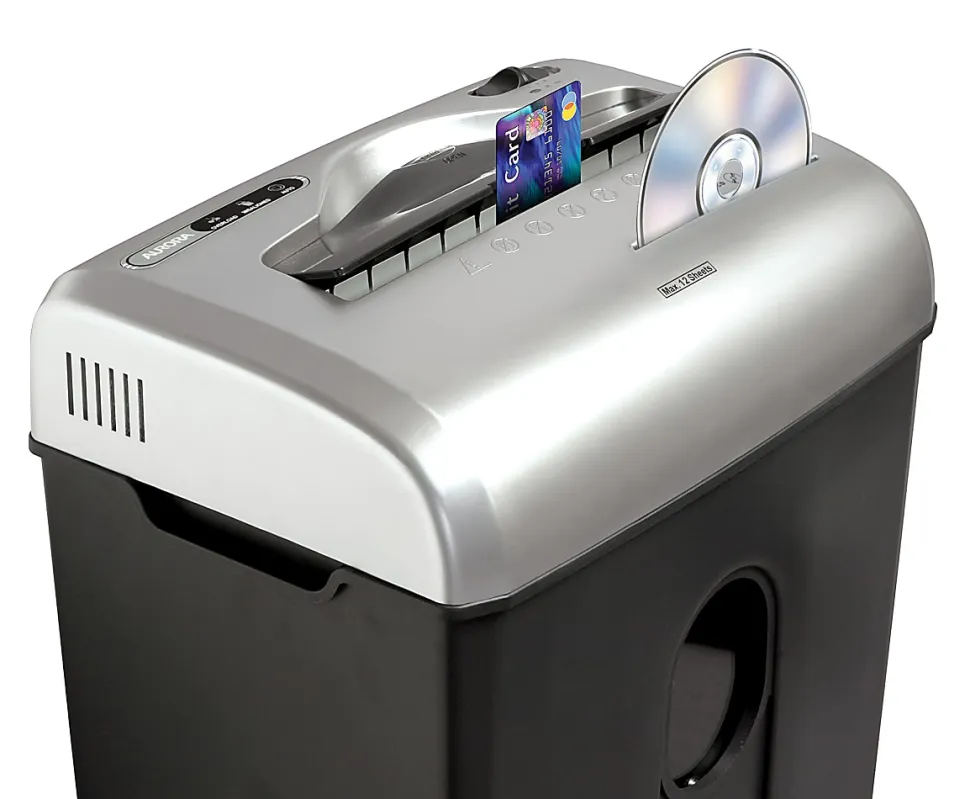 Aurora 12 Sheet Cross-Cut Shredder, AU1215XB